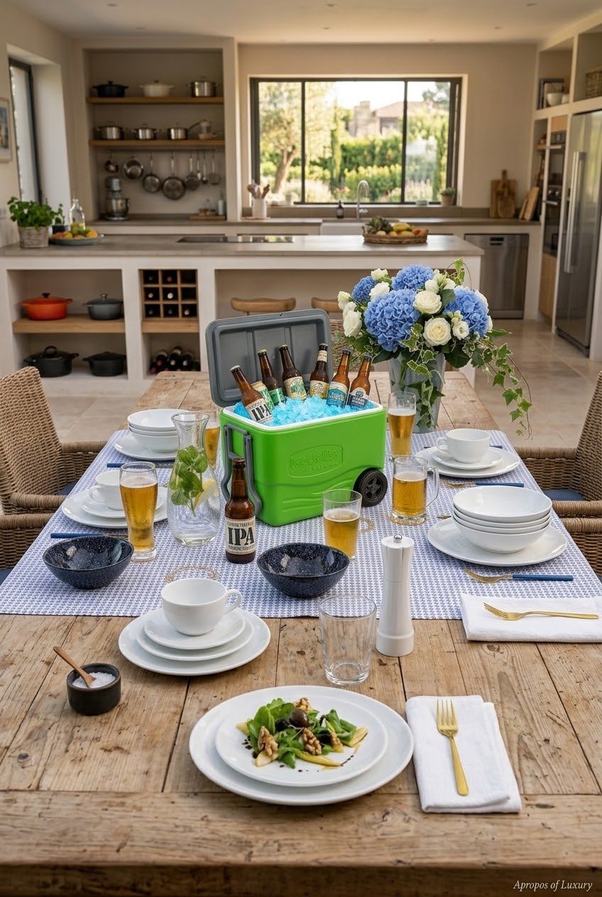 mesa puesta · domingo de almuerzo